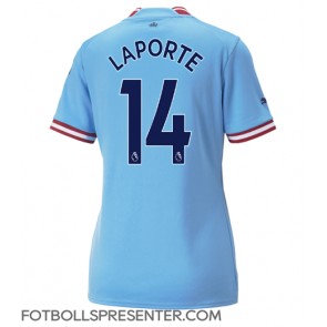 Manchester City Aymeric Laporte #14 Hemma Matchtröja Dam 2022-23 Kortärmad